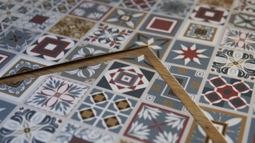Samoprzylepne Kafelki Dekoracyjne Winylowe Do Domu Wzór Palermo 9x30x30 cm