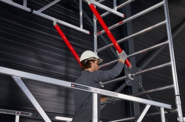 Rusztowanie aluminiowe rusztowania jezdne przejezdne na kółkach ALTREX