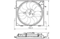 фото thumb №2, Вентилятор радиатора с корпус renault espace v 1.6 1.6d 1.8 02.15-