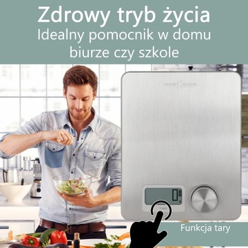 KINETYCZNA WAGA KUCHENNA EKOLOGICZNA, EKOLOGICZNA - NIE WYMAGA BATERII!