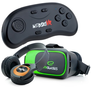 Okulary gogle 3D VR PRO+GAMEPAD PREZENT NA ŚWIĘTA DLA 5,6,7,8,9,10,11 LATKA