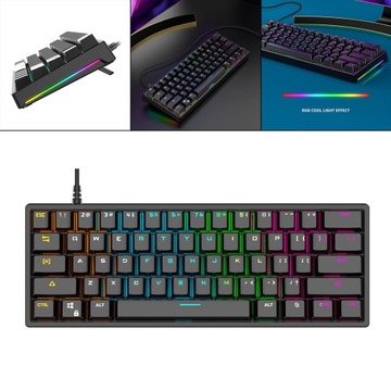 Klawiatura mechaniczna z 61 klawiszami