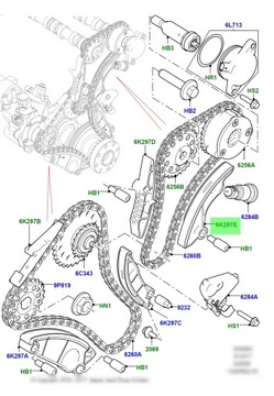 ОРИГИНАЛЬНАЯ ГРМ A JAGUAR XE XF 2.0