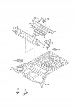 фото thumb №10, 80a867749g стрічка кріпильна підлоги audi q5 80a fy