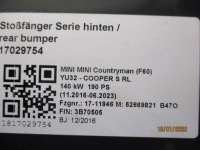 фото thumb №11, Бампер mini countryman f60 s 4x pdc задняя задний