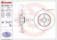 фото thumb №3, Brembo тормозные диски+ тормозные колодки задняя citroen berlingo ii 268mm