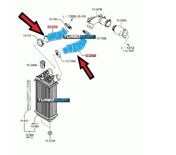 фото thumb №7, Труба шланг turbo інтеркулер mazda 3 mk2 1.6 d