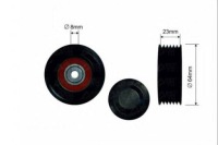 Caffaro ролик натяжителя 64x8x22.5 plastik-rowkowana, подшипник nachi japan в Украине, фото thumb