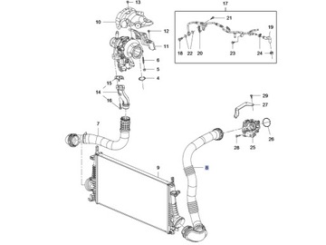 фото thumb №3, Шланг труба інтеркулер opel insignia 2.0 cdti