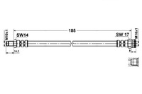 фото thumb №8, Ate 24.5112-0185.3 - шланг гальмівний / fiat