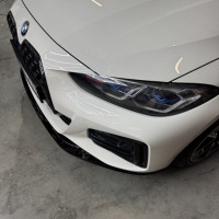 фото thumb №9, Накладка сплиттер do bmw 4 g26 gran купе 21–24 m-performance чёрный блеск