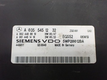 фото thumb №4, Модуль коробки коробки передач a0355451232 mercedes w221