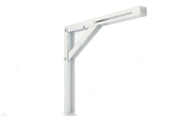 Wspornik półki składany L400 AIRTIC BIEL 2 sztuki