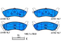 фото thumb №1, Ate тормозные колодки тормозные mercedes m w163 2.3/3.2/4.3