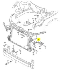 фото thumb №9, 8x0805608 org vag крепление фара audi a1 11-14 pr