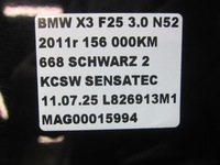 фото thumb №16, Bmw x3 f25 двері ліва задні лівий задня schwarz 2 668 чорні з скло ручка