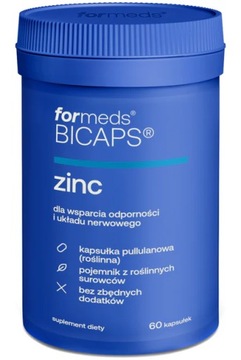 СФОРМИРОВАННЫЕ BICAPS ЦИНК ЦИТРАТ ЦИНК 25мг + медь