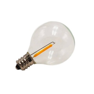 Лампа пластиковая для гирлянд G40 E12, мощность 1Вт, освещение STRONG LIGHT