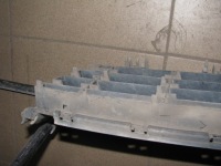 Opel astra h решітка  решітка середня бампера перед рестайлінг Недорого, фото thumb