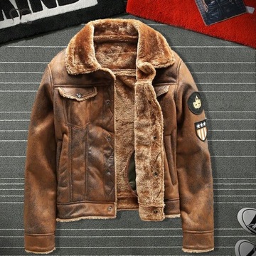 Кожаная куртка пилота ICONIC AIR FORCE TOP GUN