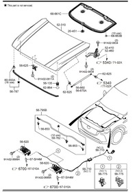 фото thumb №1, Капот двигателя mazda cx-90 kk 2023r.- nowe оригинальный номер
