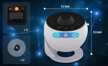Звездный проектор, ночник, 13 USB-накопителей планет