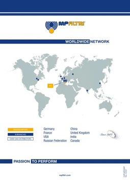 Фильтрующий элемент HP0652A25AN - MP FILTRI
