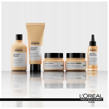 Loreal Absolut Repair Gold wzmacniający szampon zniszczone włosy 300ml