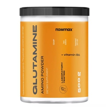 nowmax BCAA GLUTAMINA REGENERACJA AMINOKWASY 1000 g