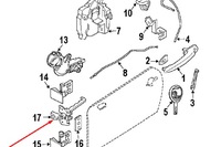 фото thumb №9, Mini cooper r53 ремінь контрольний двері передніх лівих 51211166471 1166471