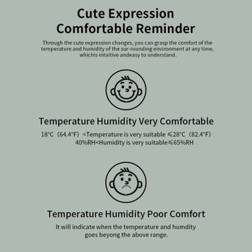 Czujnik temperatury, wilgotności Tuya THB1 łączność z bluetooth