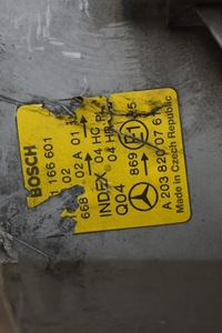 фото thumb №11, Лампа левый перед mercedes c w203