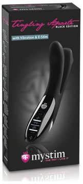 VIBRATOR BLACK MYSTIM TINGLING APARTE ESTIM - WIBR