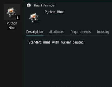 Eve Online - Python Mine x10 - крайне редкий предмет, без иска, плекса