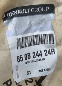 Купить Новый org бампер задняя renault kadjar i lift 6x pdc 2018-2022 - 850220923r, фото thumb