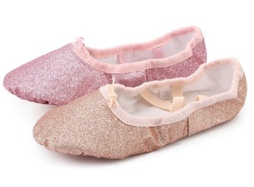 Туфли для танцев Ballet Ballet, размер 24, золотой блеск