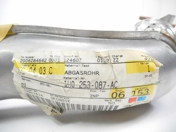 фото thumb №10, Труба вихлоп toledo golf vento passat 1h0253087ac