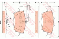 фото thumb №16, Гальмівні колодки гальмівні trw gdb1865 77364929 перед