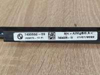 Купити Молдинг ущільнювач дверей правий перед shadowline bmw g30 g31 7433550 24km, фото thumb