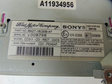 фото thumb №15, Радио заводские ford s-max mk1 vp6m2f-18c821-ad