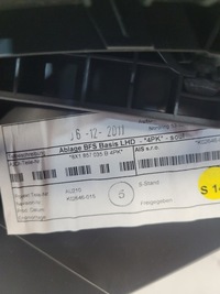 фото thumb №9, Бардачок пассажира audi a1 8x рестайлинг 8x1857035b 4pk