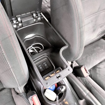 фото thumb №9, Подлокотник предназначенный nissan juke i 2010-2019 з чёрная nicią + бесплатно