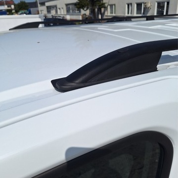 фото thumb №12, Рейлинги крышные opel vivaro renault trafic fiat talento 2014- длинный чёрные