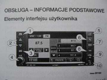 Chrysler Polska instrukcja radia nawigacji Jeep