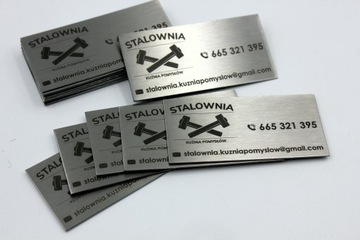 Tabliczka Nierdzewna Logo Grawer 10 szt. 60x30mm