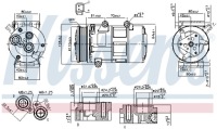 фото thumb №10, Компрессор кондиционера nis do volvo s80 ii, v70 iii; ford galaxy ii,