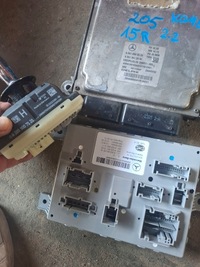 фото thumb №2, Mercedes w205 універсал 2.2 cdi комп'ютер замок запалювання ключ модуль sam набір старт