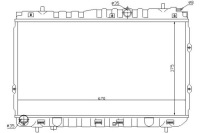 Радіатор двигуна nissens Оригінал, фото thumb