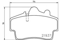 фото thumb №2, Тормозные колодки тормозные porsche перед boxster cayman 2,5-