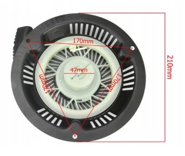 СТАРТЕР SZARPAK СТАРТЕР ДЛЯ КОСИЛКИ NAC EINHEL T375 T475 S510 W510